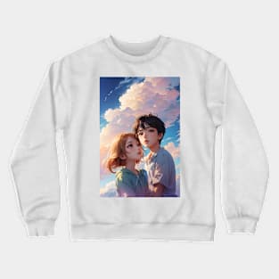 Anime t-shirts design Crewneck Sweatshirt